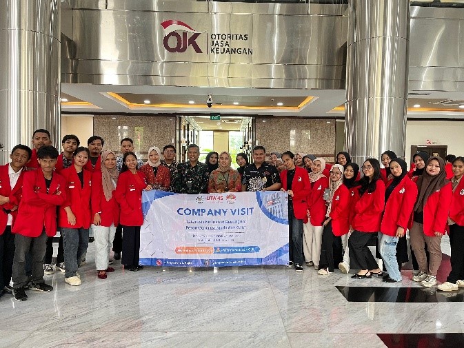 Program Studi Akuntansi UTA’45 Jakarta Gelar Kunjungan Kelembagaan ke Otoritas Jasa Keuangan (OJK)